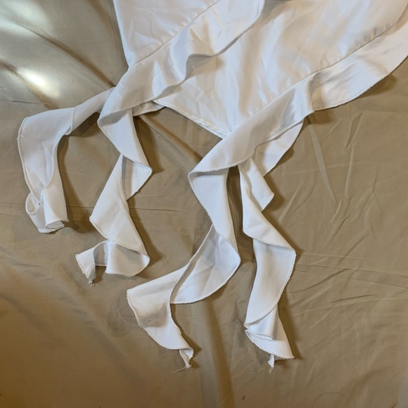 Topshop Ruffle Front Blouse - Picture 7 of 12